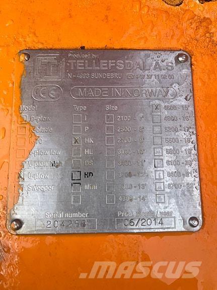 Tellefsdal 4600 H2 Schneeschilde und -pflüge