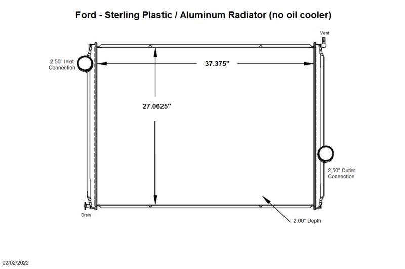 Ford L9000 Radiatoren