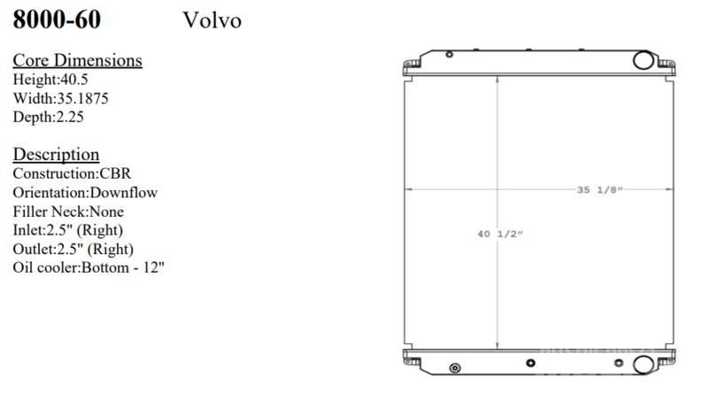 Volvo VT Radiatoren