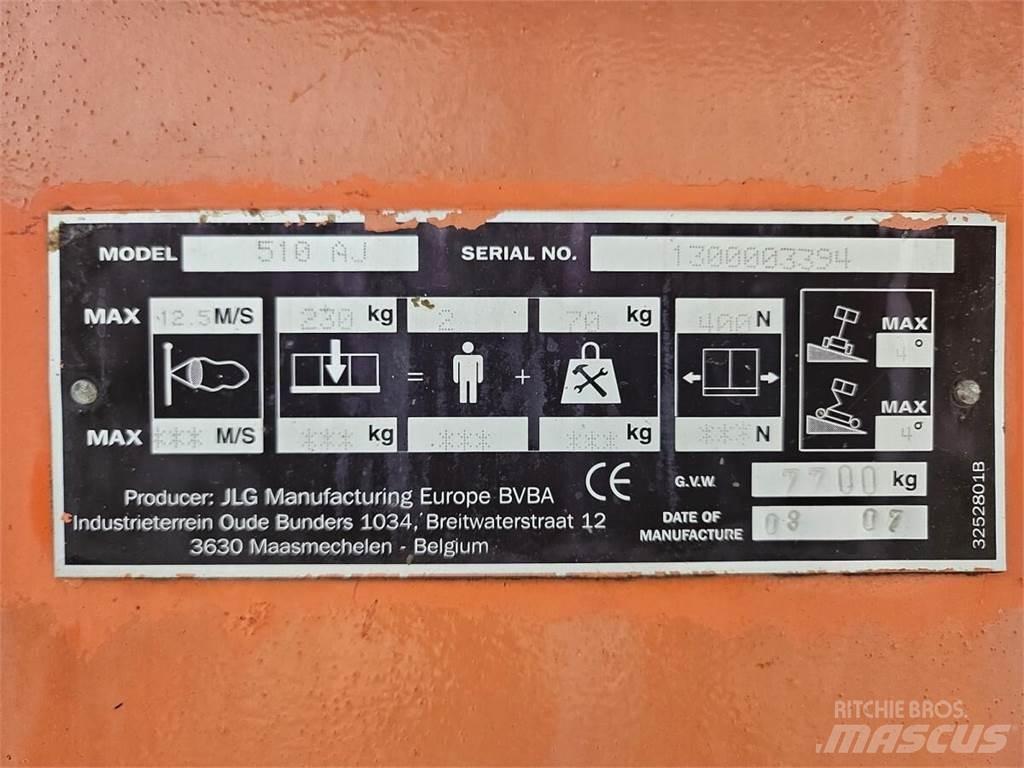 JLG 510AJ Gelenkteleskoparbeitsbühnen