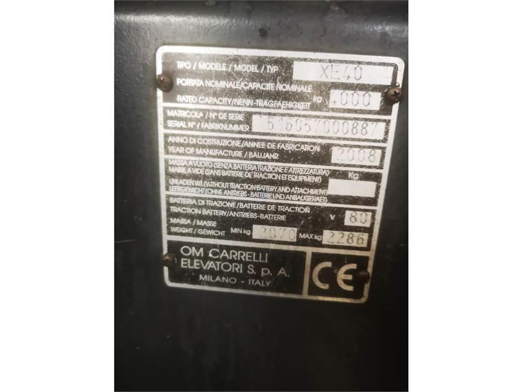 OM XE40 Elektrische heftrucks