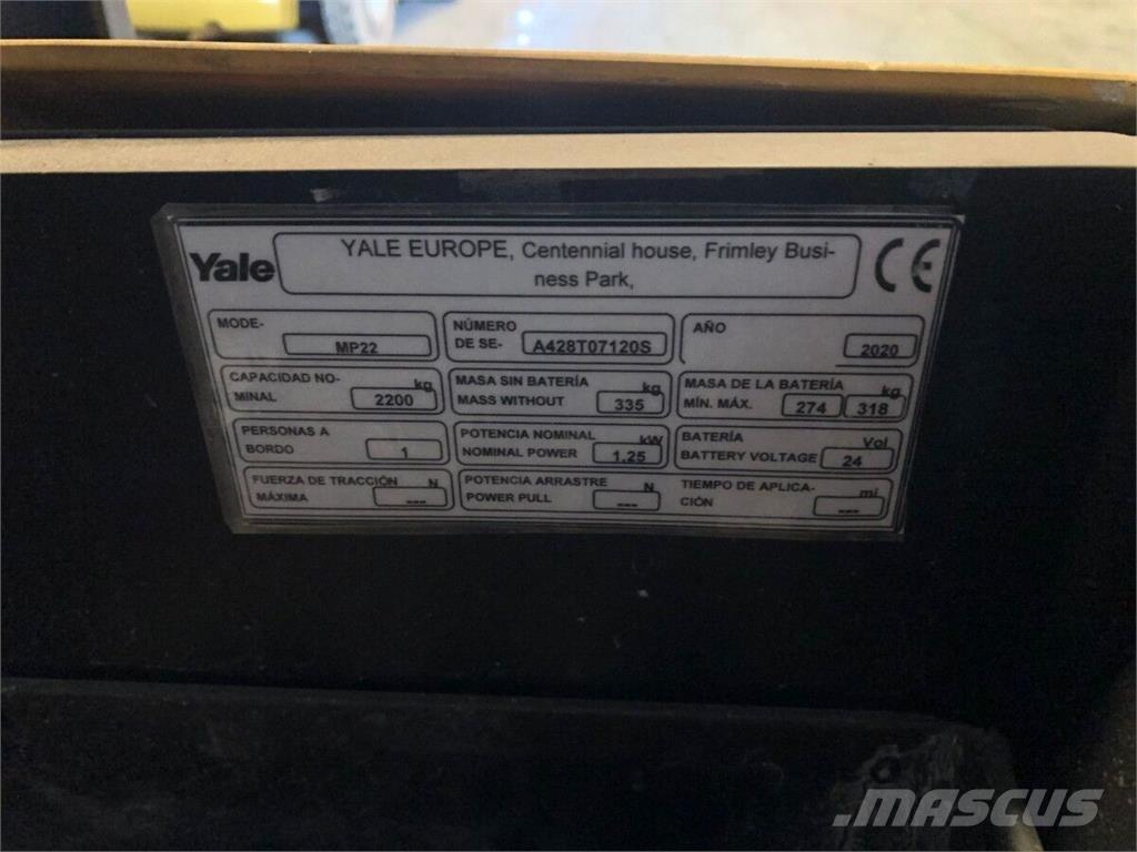 Yale MP22 Sonstige Flurförderzeuge