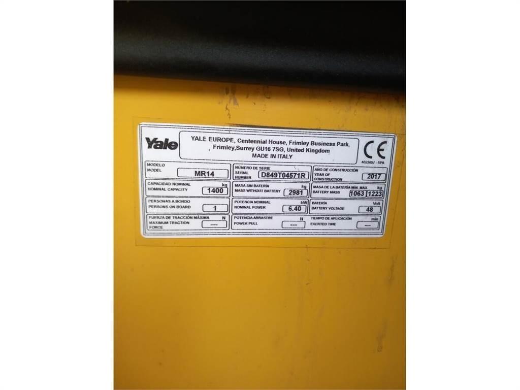 Yale MR14 Schubmaststapler