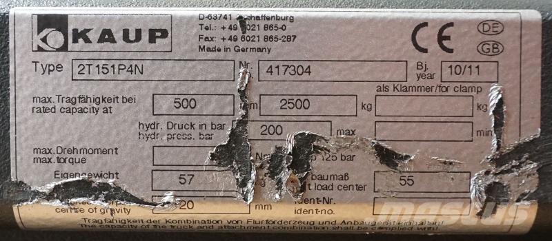 Kaup 2T151P4N Andere Ausstattung und Zubehör