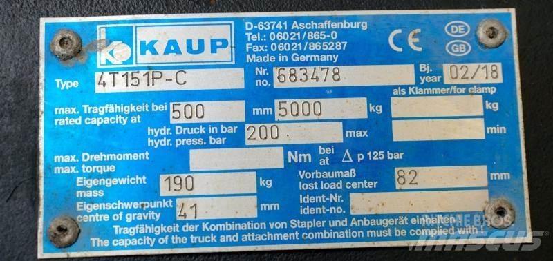 Kaup 4T151P-C Andere Ausstattung und Zubehör