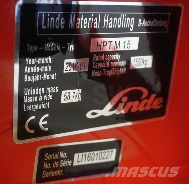 Linde HPT M 15 Handhubwagen