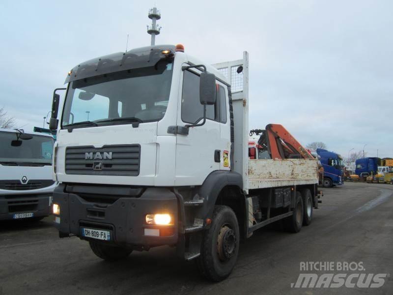 MAN TGA Pritschenwagen/Pritschenwagen mit Seitenklappe
