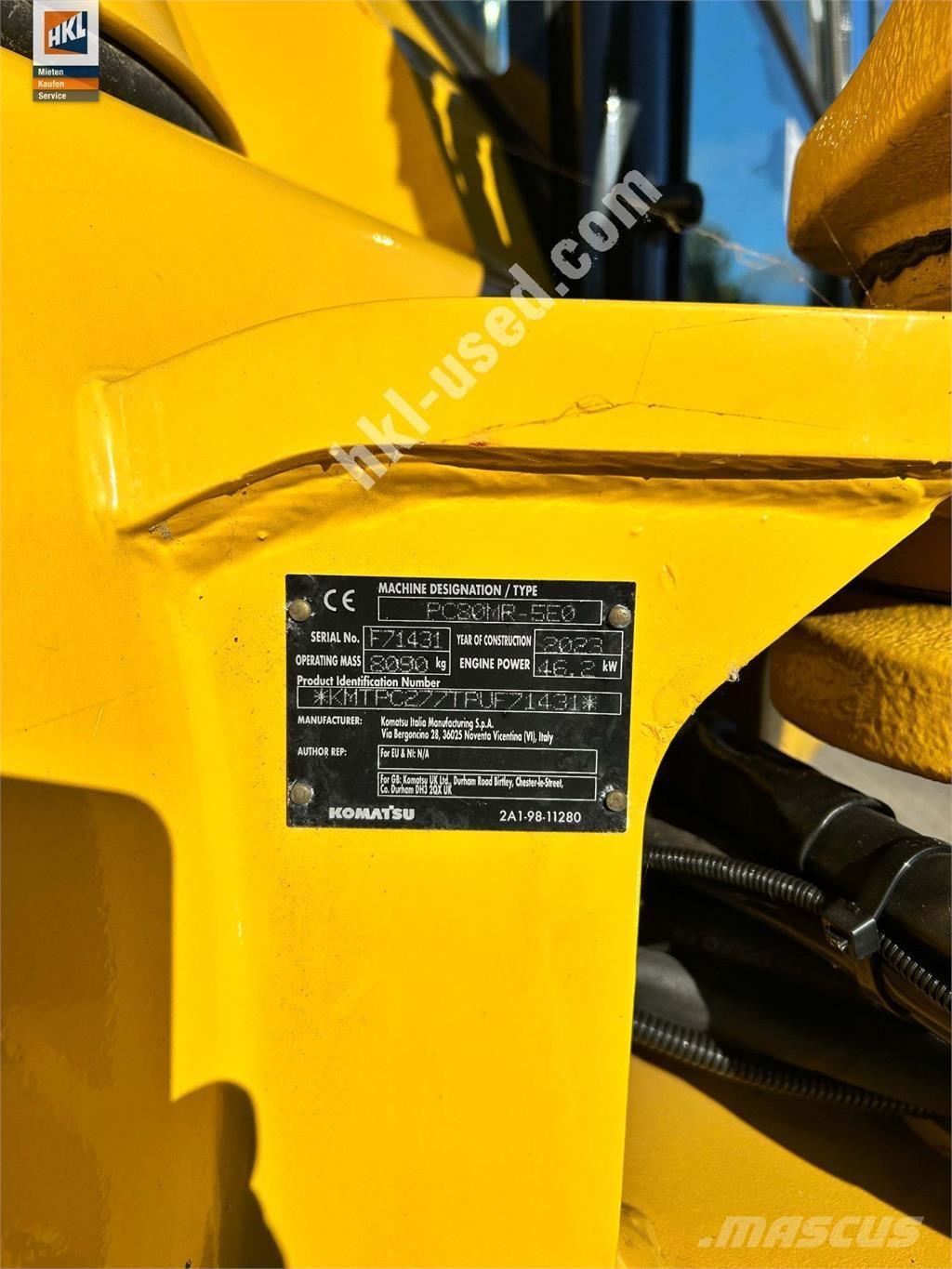 Komatsu PC 80 MR-5 Minibagger < 7t