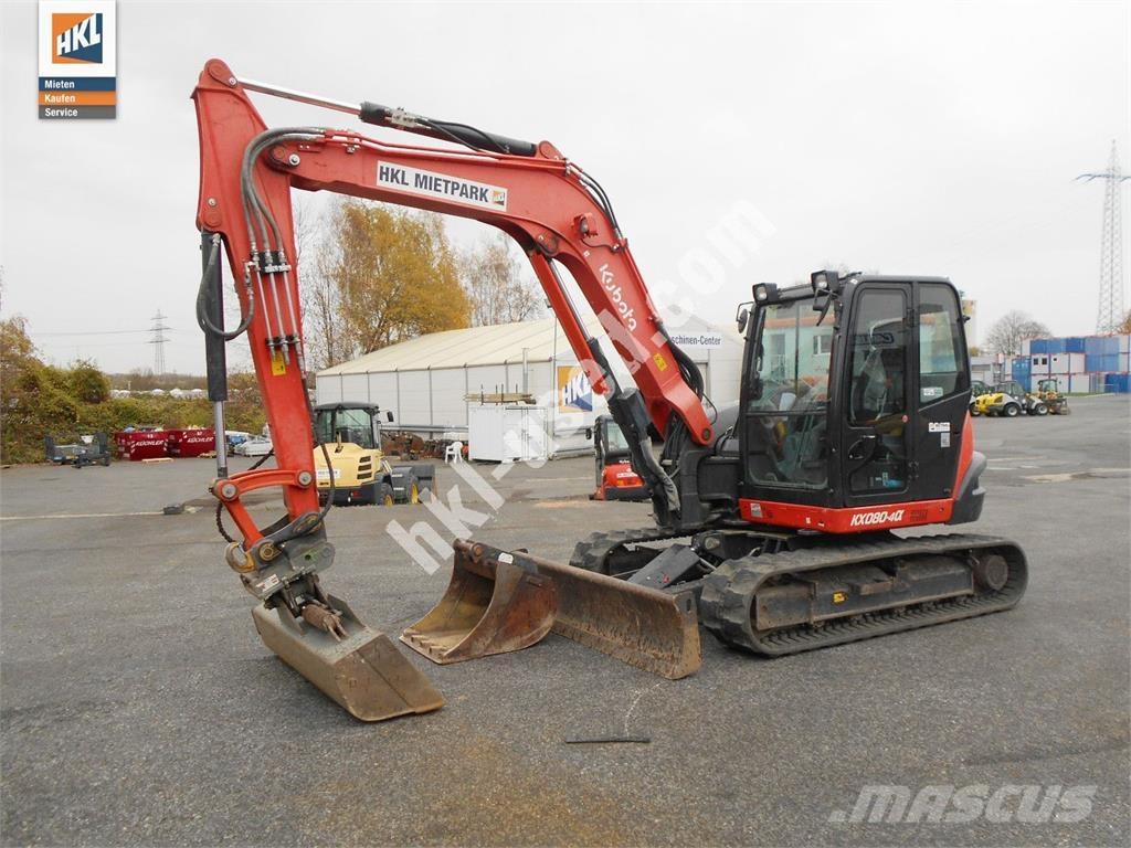 Kubota KX 080-4 Minibagger < 7t