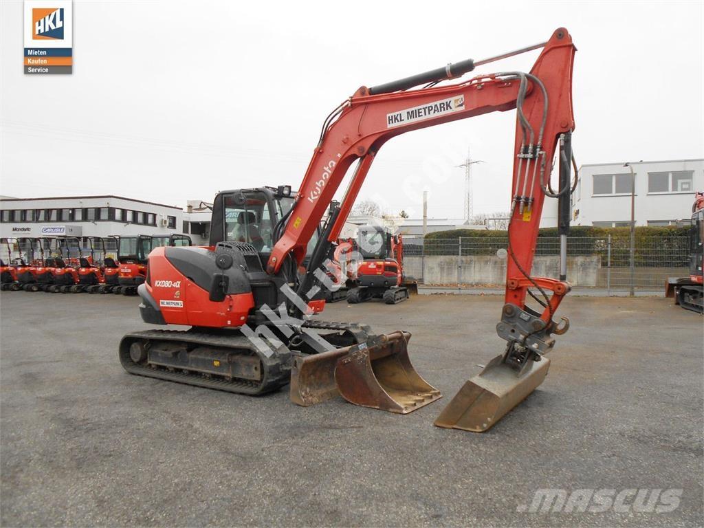 Kubota KX 080-4 Minibagger < 7t