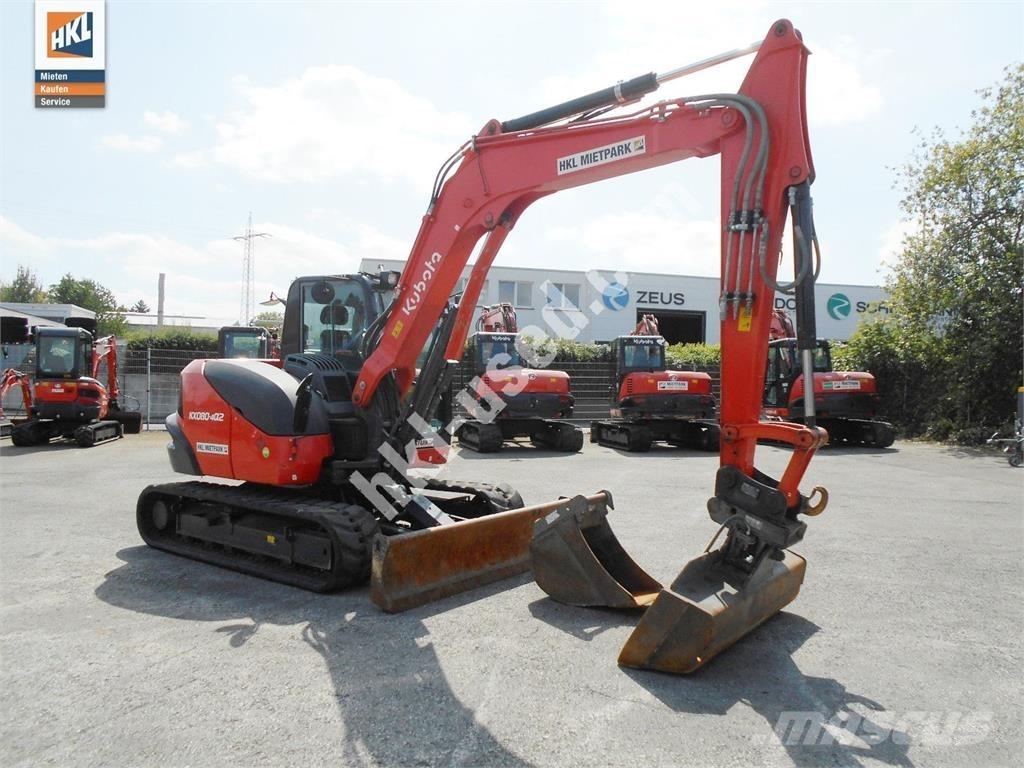 Kubota KX 080-4 Minibagger < 7t