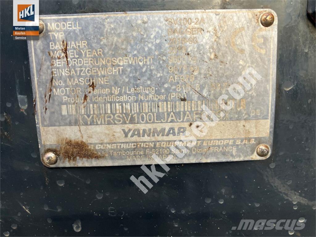 Yanmar SV 100-2 Minibagger < 7t