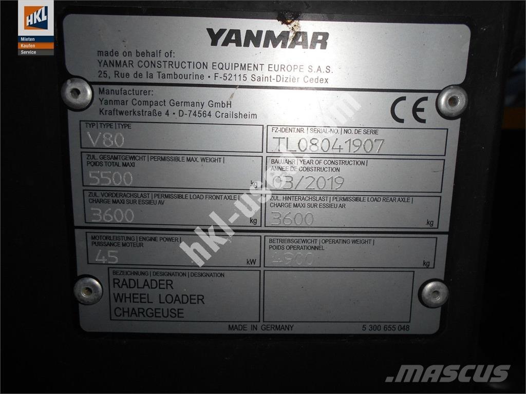 Yanmar V 80 Radlader