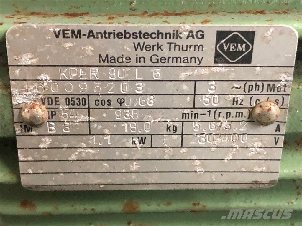  1,1 kW VEM E-Motor Motoren