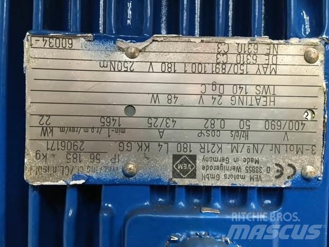  22 kw Gearmotor Motoren