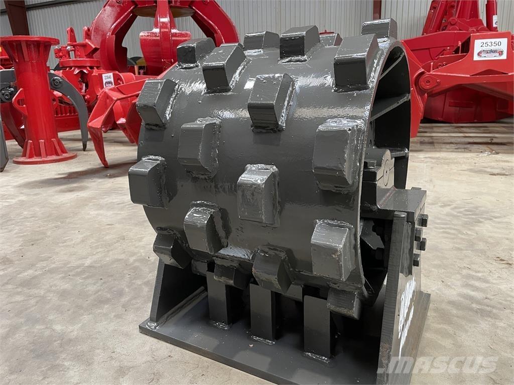  450 mm kompaktorhjul Gummiradwalzen