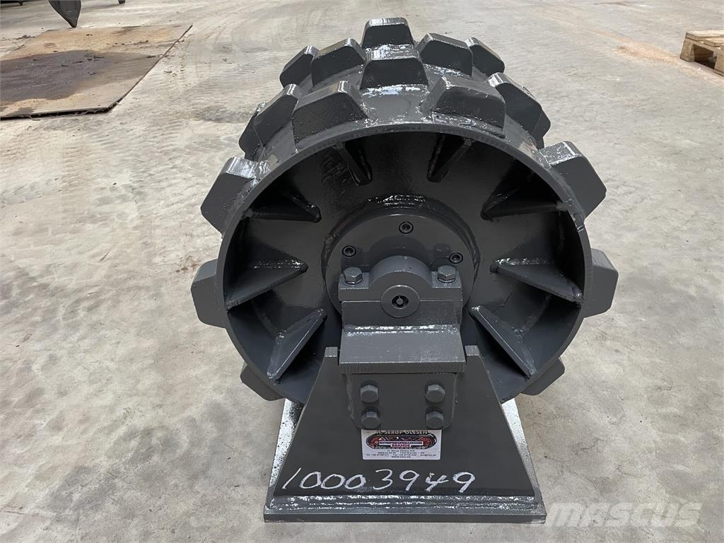  450 mm kompaktorhjul Gummiradwalzen