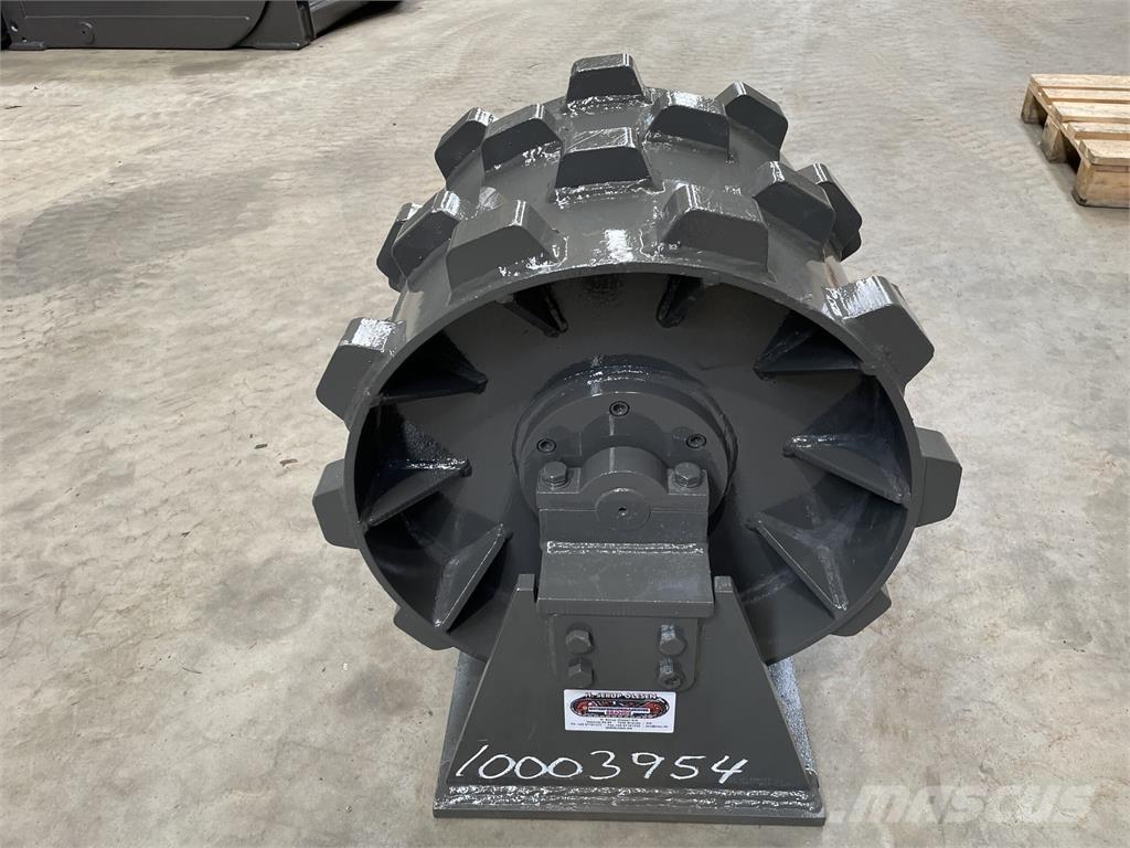  470 mm kompaktorhjul Gummiradwalzen