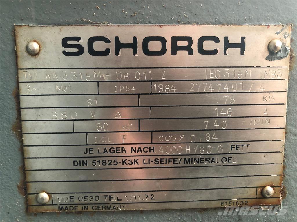  75 kW Schorch E-Motor Motoren