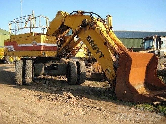 Brøyt X50WF til ophug Raupenbagger