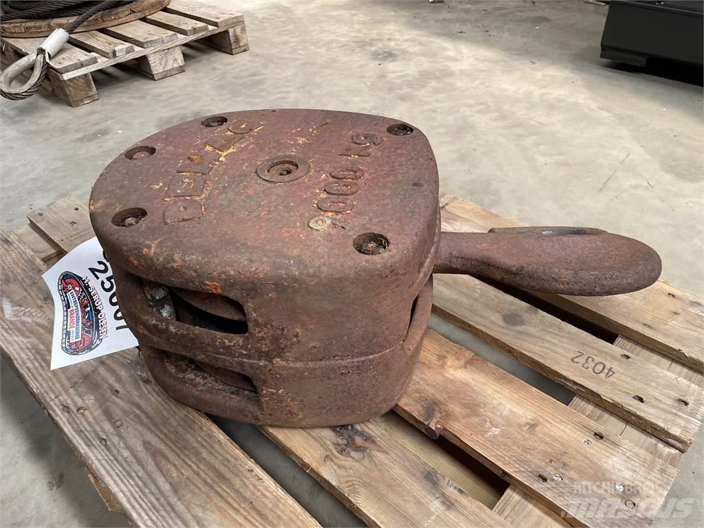Demag løfteblok - 9000 kg Kran-Teile und Zubehör