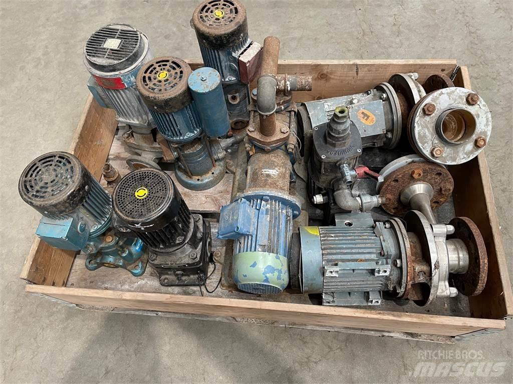  Diverse pumper Wasserpumpen