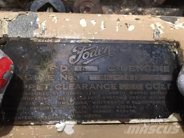 Foden type FD6 motor Motoren