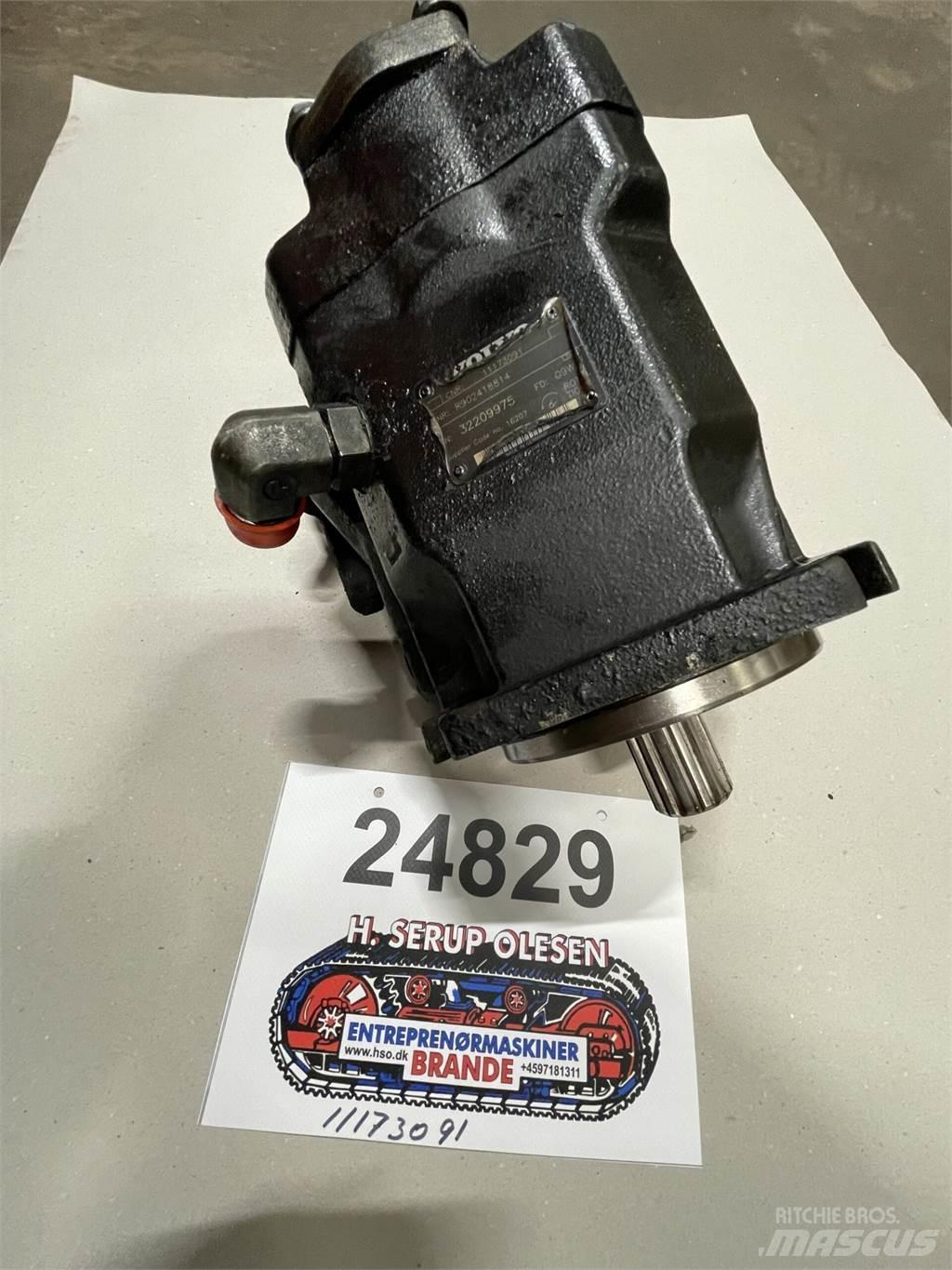  Hydr. pumpe ex. Volvo L120F Hydraulik