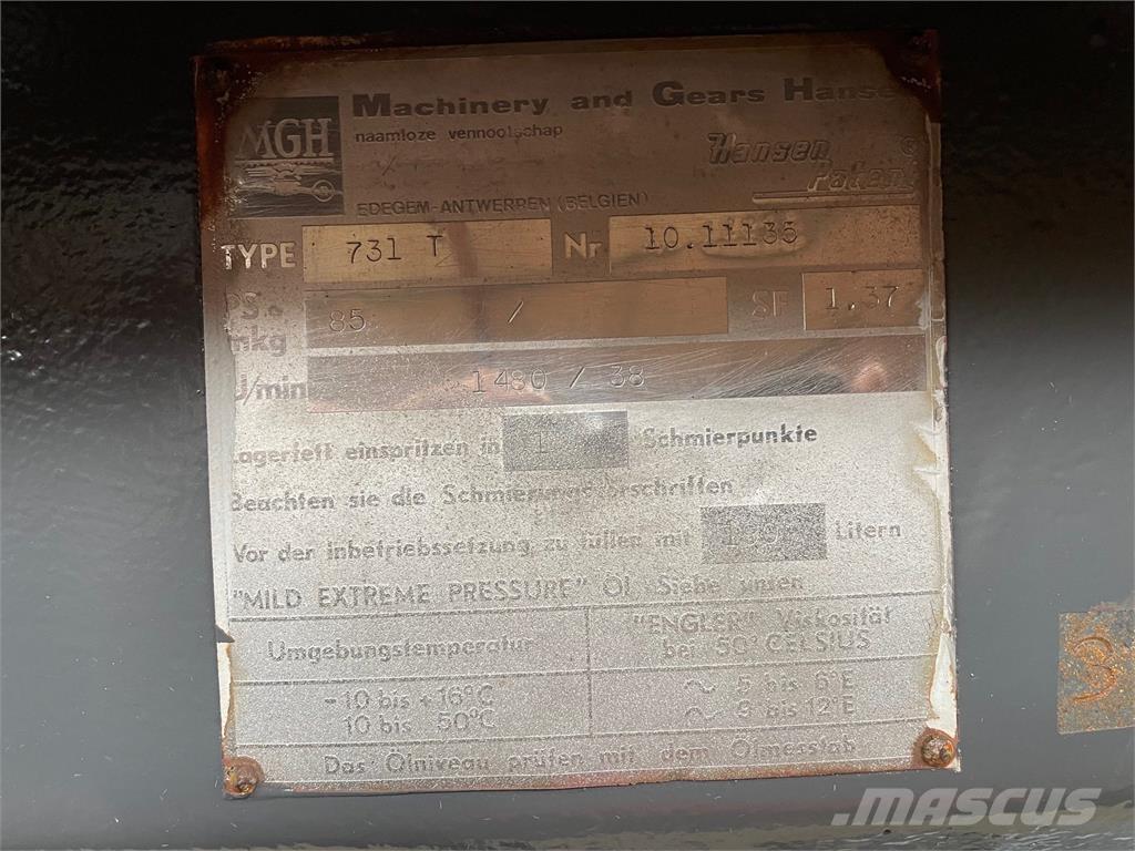  MGH Type 731 T gear - 39:1 Getriebe