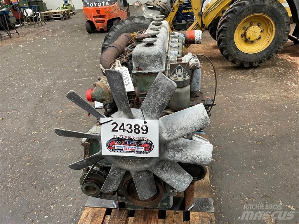 Scania D8L B09 motor. Motoren