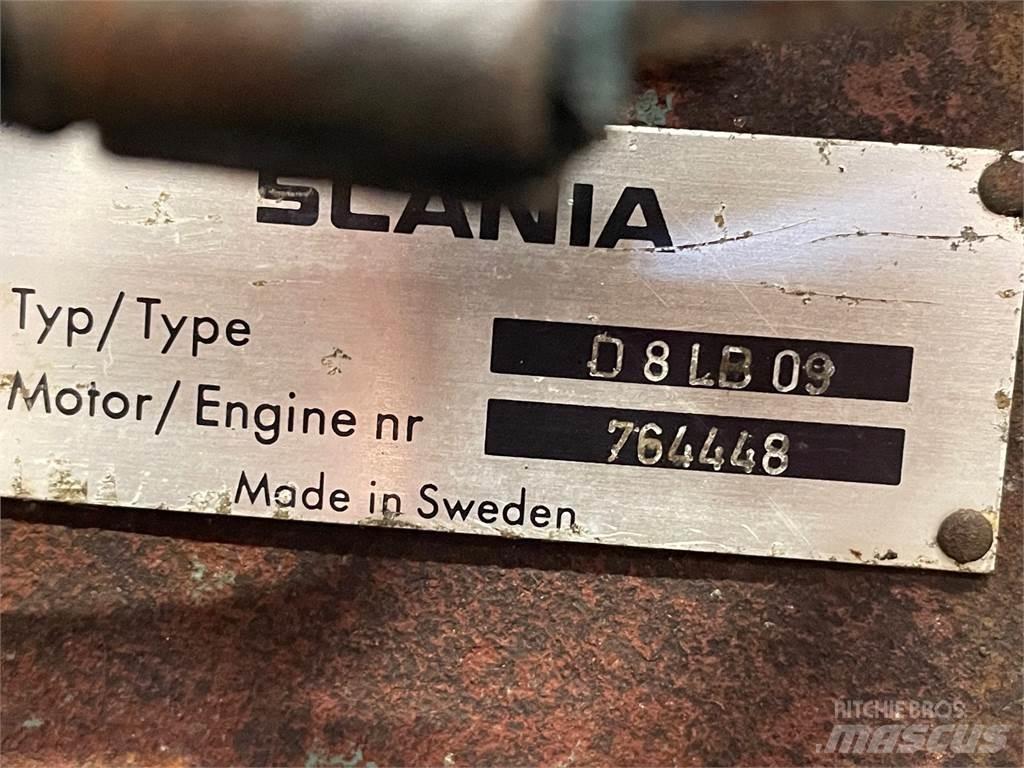 Scania D8L B09 motor. Motoren