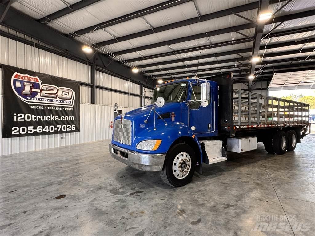 Kenworth T370 Pritschenwagen/Pritschenwagen mit Seitenklappe