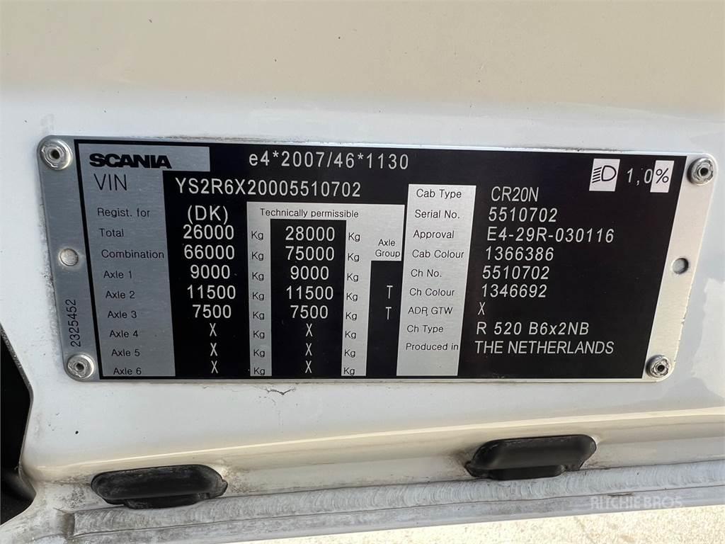 Scania R520 hejs Absetzkipper