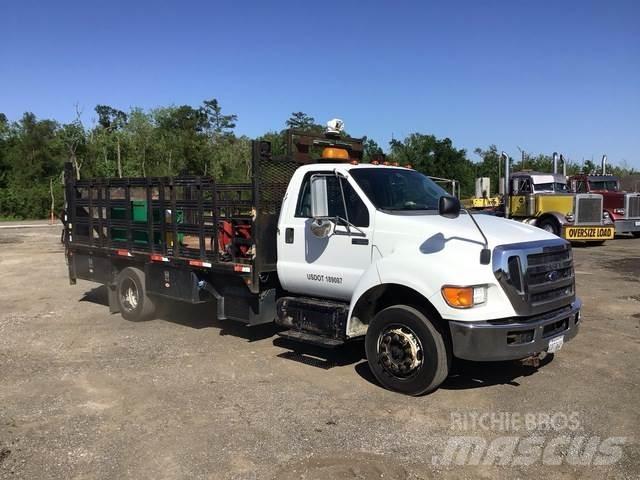 Ford F650 Pritschenwagen/Pritschenwagen mit Seitenklappe