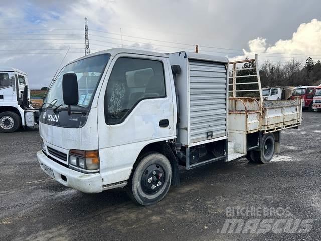 Isuzu NPR 350 Pritschenwagen/Pritschenwagen mit Seitenklappe