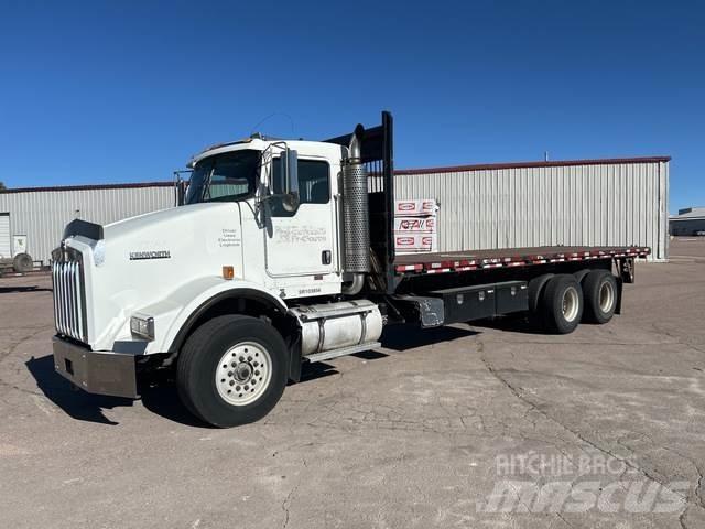 Kenworth T800 Pritschenwagen/Pritschenwagen mit Seitenklappe