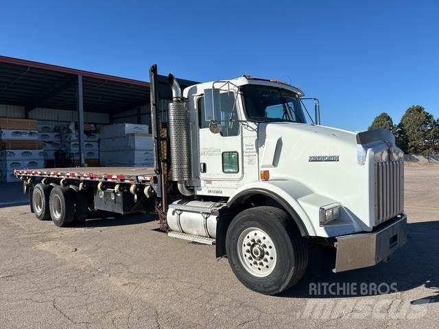 Kenworth T800 Pritschenwagen/Pritschenwagen mit Seitenklappe