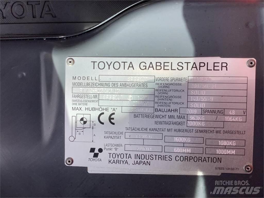 Toyota 8FBE20T Elektrische heftrucks