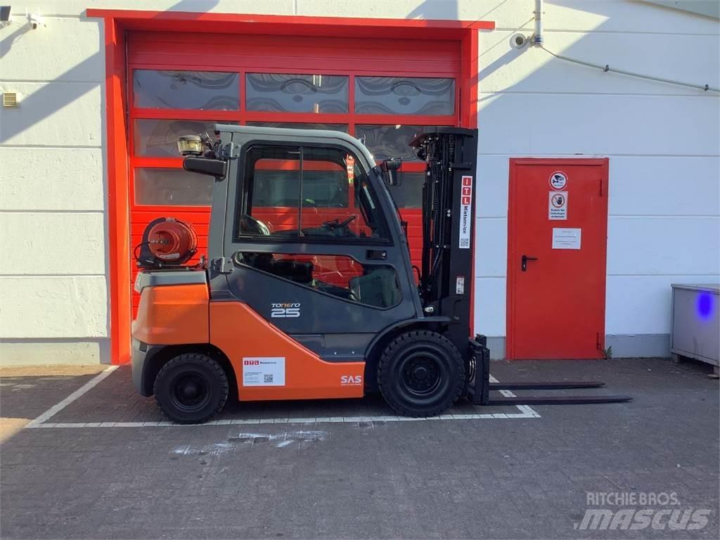 Toyota 8FGF25 LPG heftrucks