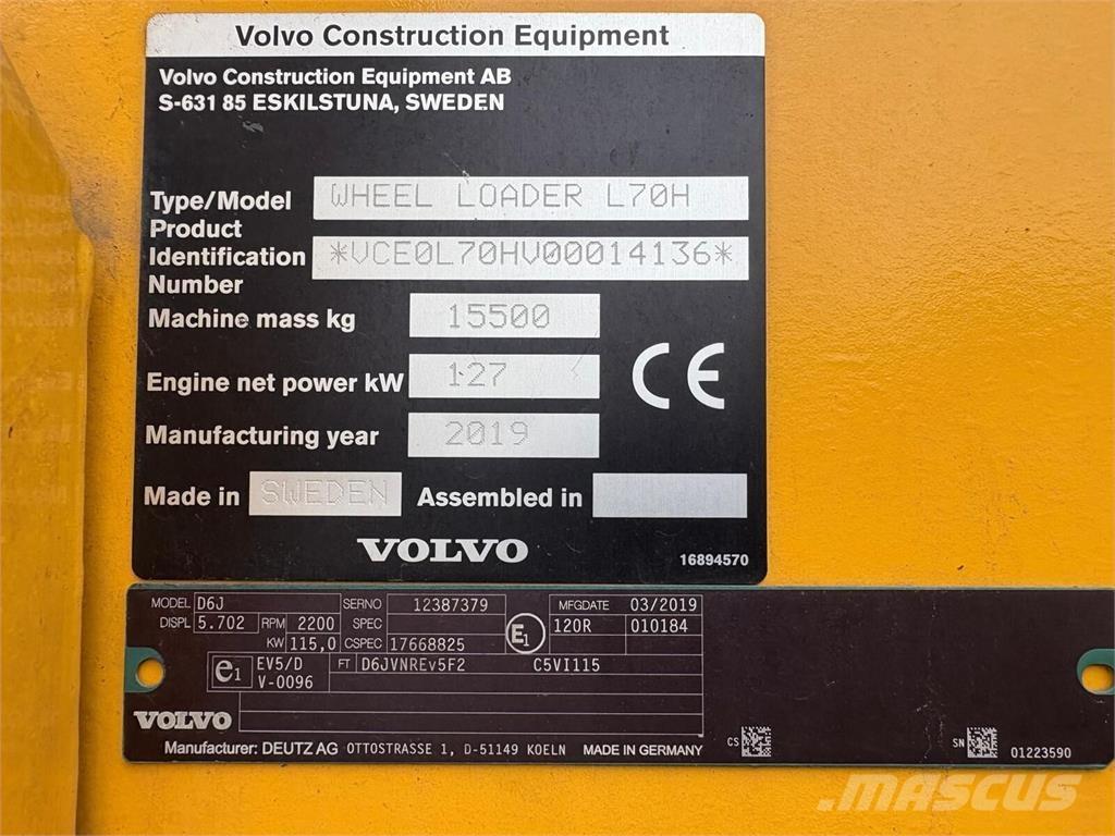 Volvo L70H Radlader