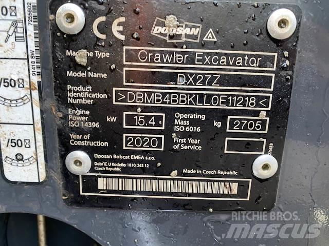 Doosan DX27Z Sonstige Baumaschinen