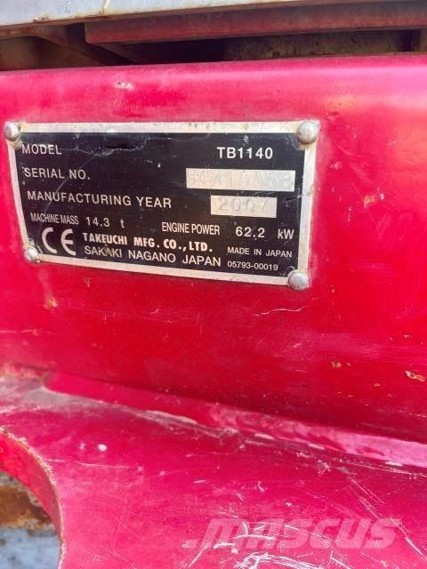 Takeuchi 1140 Minibagger < 7t