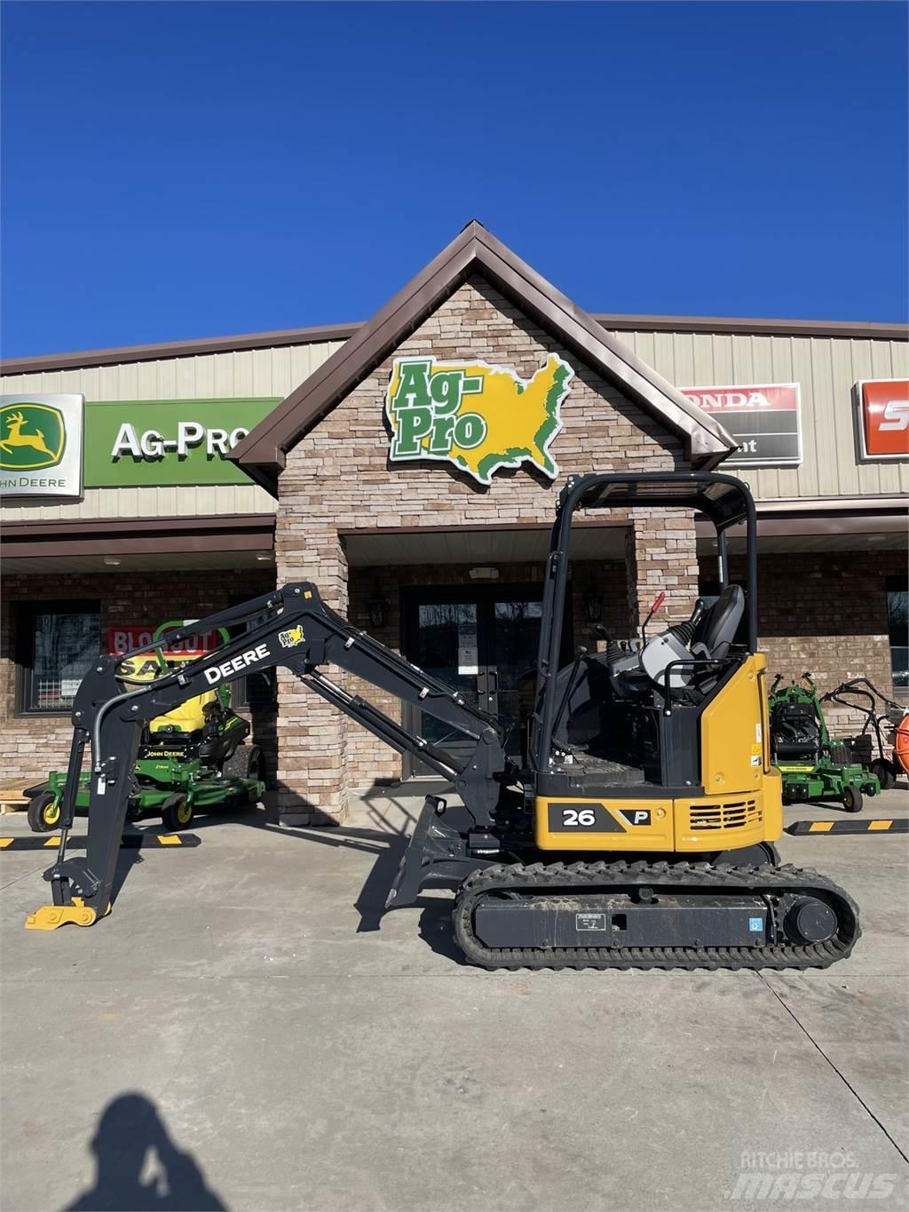 John Deere 26 P Minibagger < 7t