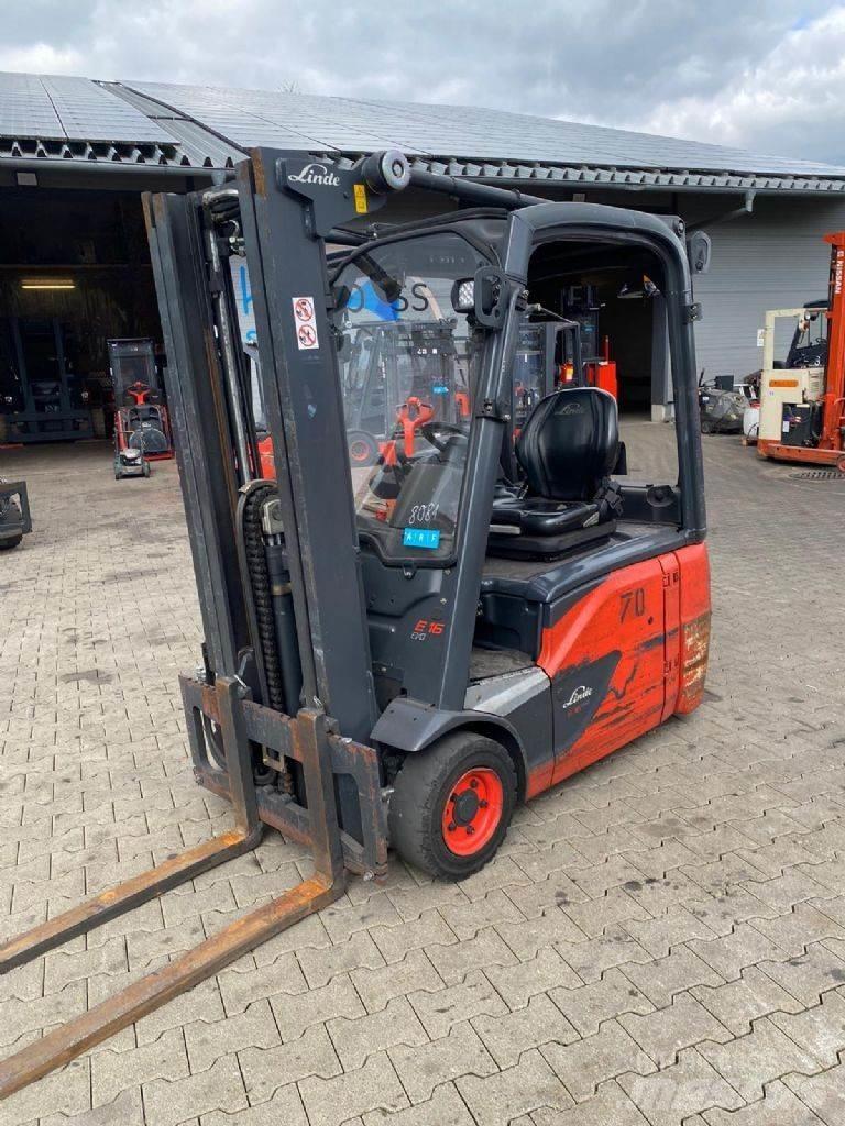 Linde E 16-02 Elektrische heftrucks