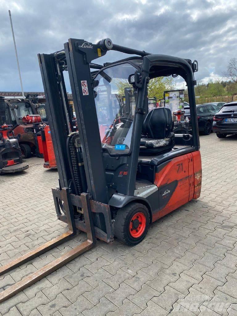 Linde E 16-02 Elektrische heftrucks