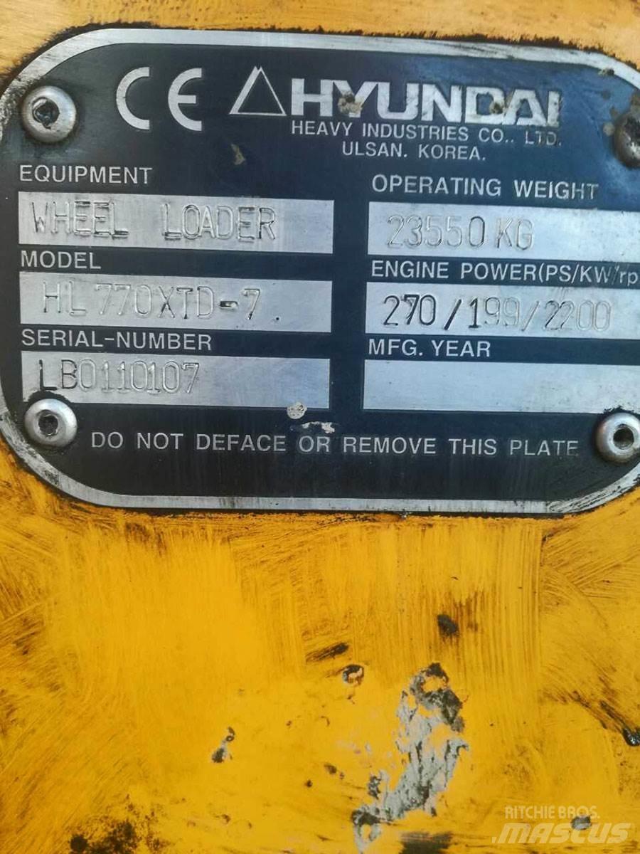 Hyundai HL770XTD-7 Radlader
