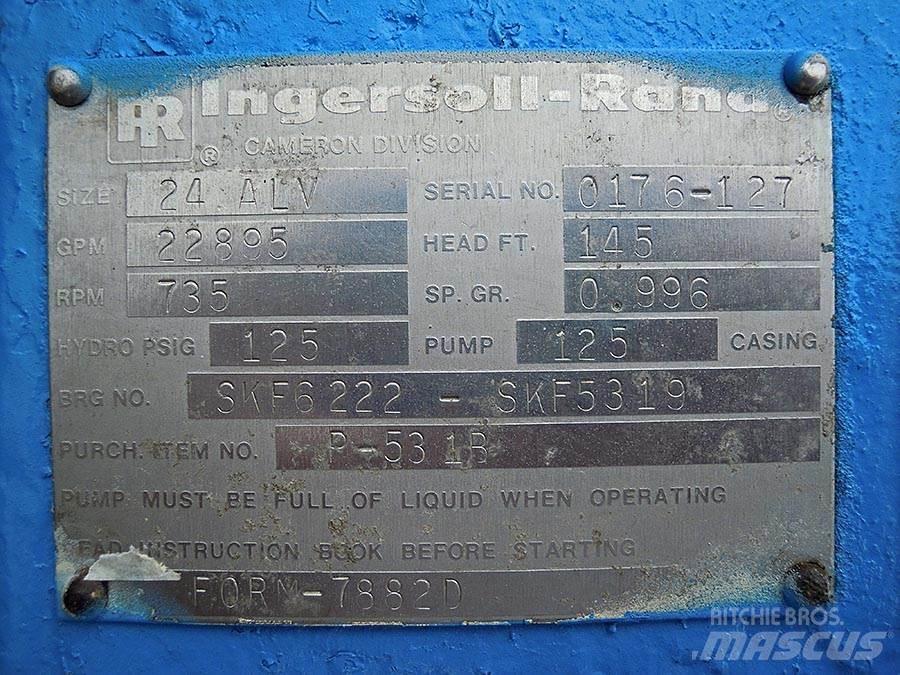 Ingersoll Rand 24 ALV Wasserpumpen