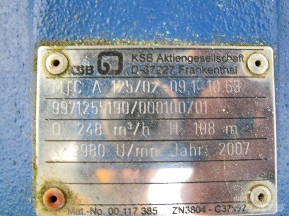 KSB MTC 125/02 Wasserpumpen