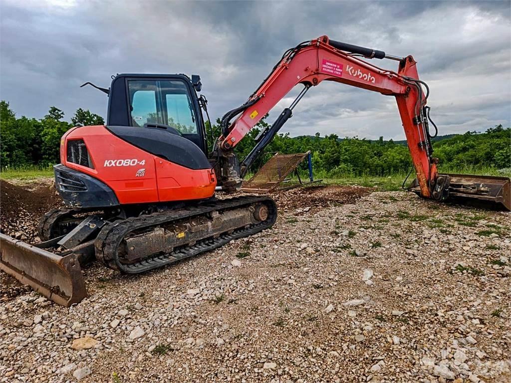Kubota KX080-4 Minibagger < 7t