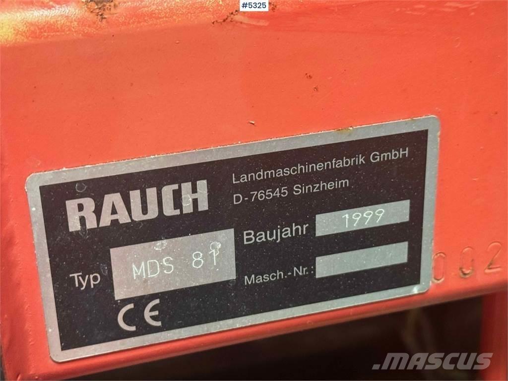 Rauch MDS 81 Drillmaschinen